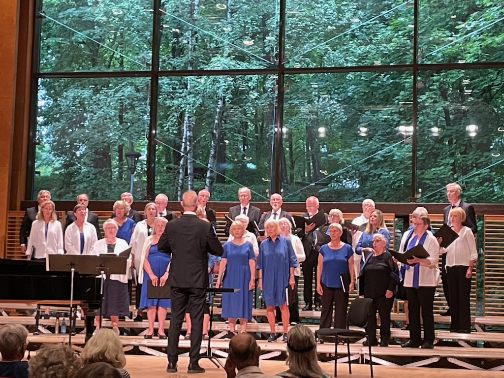 Från vår konsert i Tubinasalen i Tartu.