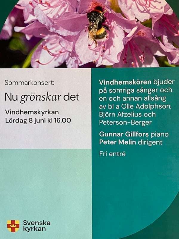 Vårkonsert 2024 affisch